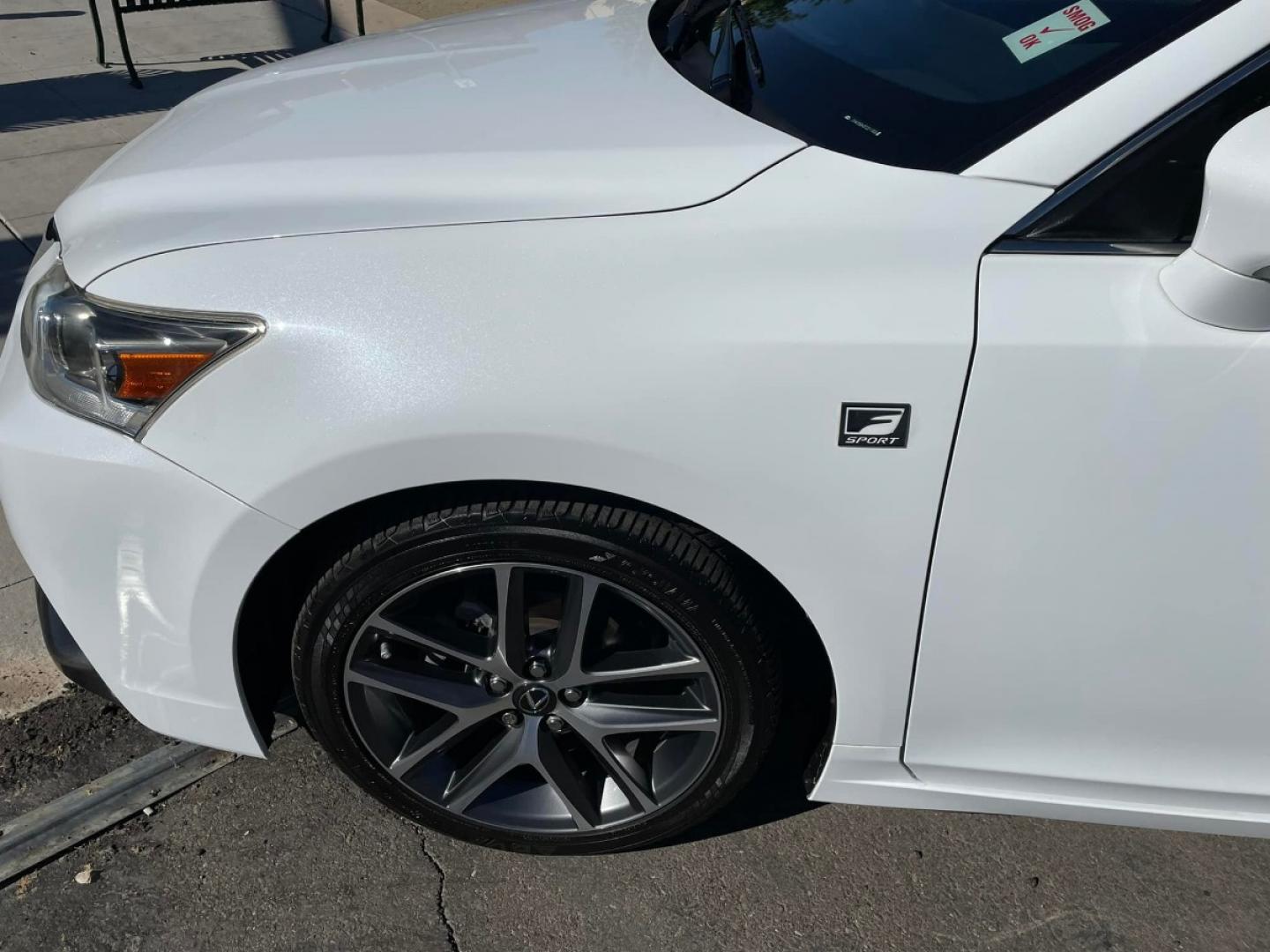 2015 WHITE Lexus CT 200h F-Sport (JTHKD5BH0F2) with an 1.8L L4 HYBRID engine, Continuously Variable Transmission transmission, located at 744 E Miner Ave, Stockton, CA, 95202, (209) 944-5770, 37.956863, -121.282082 - Photo#5