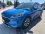 2020 Blue /BLACK Ford Escape Hybrid SE Sport AWD (1FMCU9BZ2LU) with an 2.5L L4 DOHC 16V HYBRID engine, 6A transmission, located at 744 E Miner Ave, Stockton, CA, 95202, (209) 944-5770, 37.956863, -121.282082 - PLUS TAXES AND FEES - Photo#3