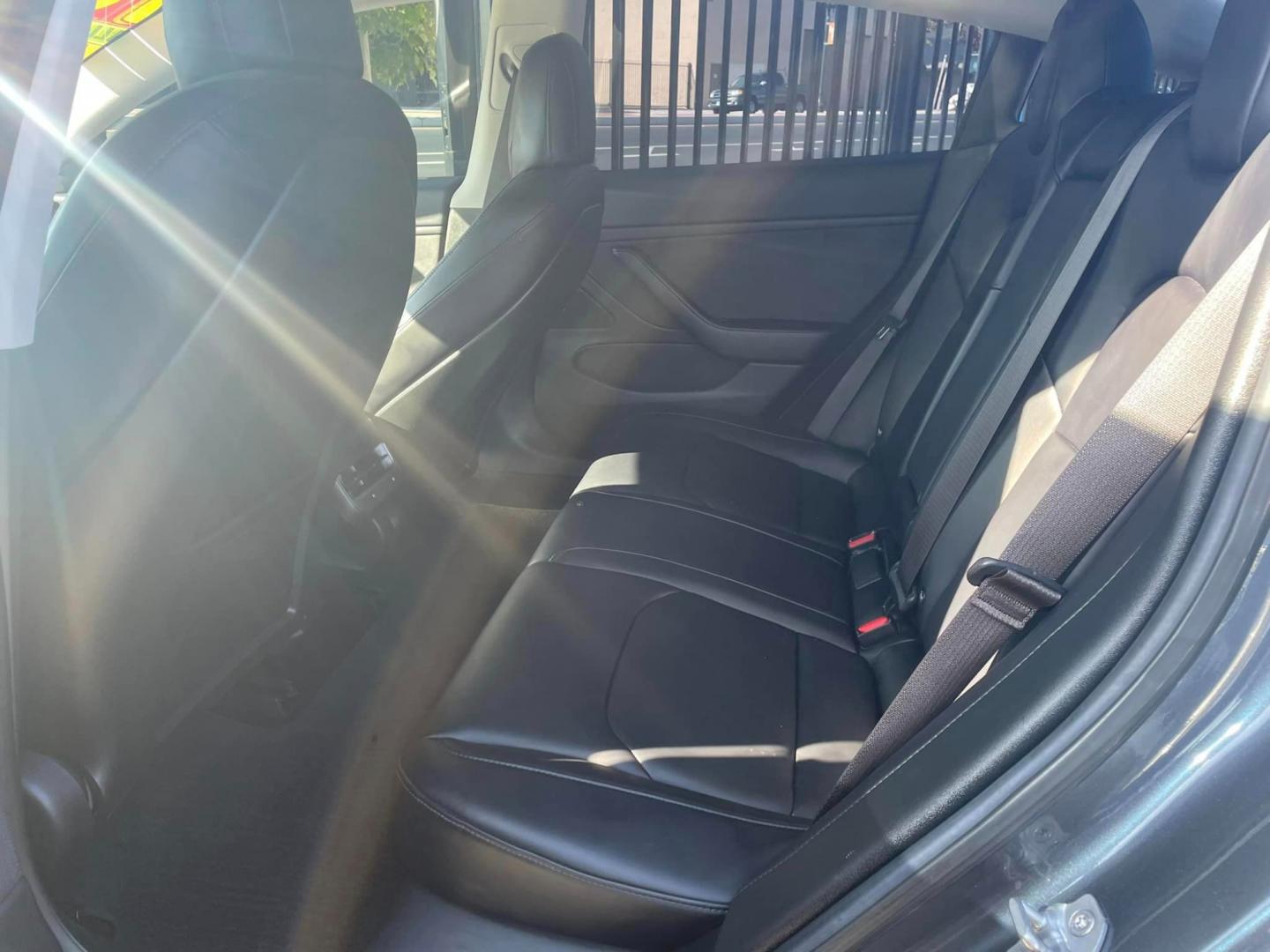 2018 GRAY /Black Tesla Model 3 Long Range Sedan 4D (5YJ3E1EA2JF) with an ELECTRIC engine, 1A transmission, located at 744 E Miner Ave, Stockton, CA, 95202, (209) 944-5770, 37.956863, -121.282082 - Photo#11