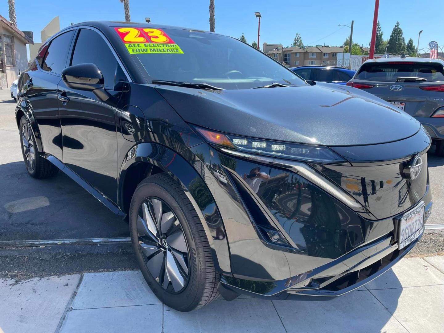 2023 BLACK /BLACK Nissan Ariya Engage (JN1AF0BA6PM) with an ELECTRIC engine, 1A transmission, located at 744 E Miner Ave, Stockton, CA, 95202, (209) 944-5770, 37.956863, -121.282082 - PLUS TAXES AND FEES - Photo#0