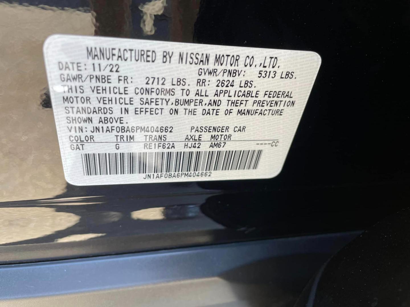 2023 BLACK /BLACK Nissan Ariya Engage (JN1AF0BA6PM) with an ELECTRIC engine, 1A transmission, located at 744 E Miner Ave, Stockton, CA, 95202, (209) 944-5770, 37.956863, -121.282082 - PLUS TAXES AND FEES - Photo#16