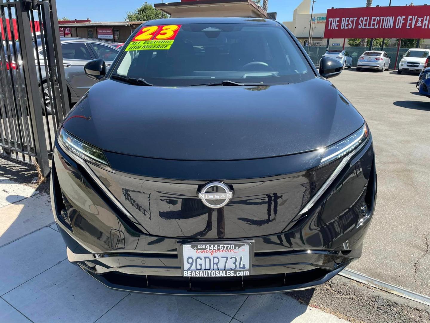 2023 BLACK /BLACK Nissan Ariya Engage (JN1AF0BA6PM) with an ELECTRIC engine, 1A transmission, located at 744 E Miner Ave, Stockton, CA, 95202, (209) 944-5770, 37.956863, -121.282082 - PLUS TAXES AND FEES - Photo#2