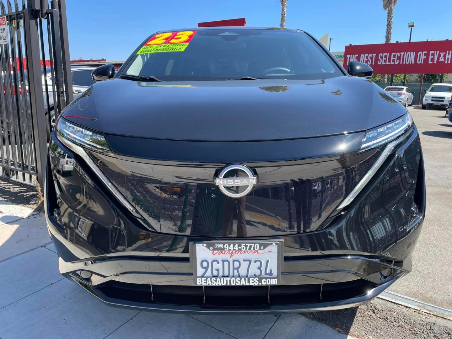 2023 BLACK /BLACK Nissan Ariya Engage (JN1AF0BA6PM) with an ELECTRIC engine, 1A transmission, located at 744 E Miner Ave, Stockton, CA, 95202, (209) 944-5770, 37.956863, -121.282082 - PLUS TAXES AND FEES - Photo#3