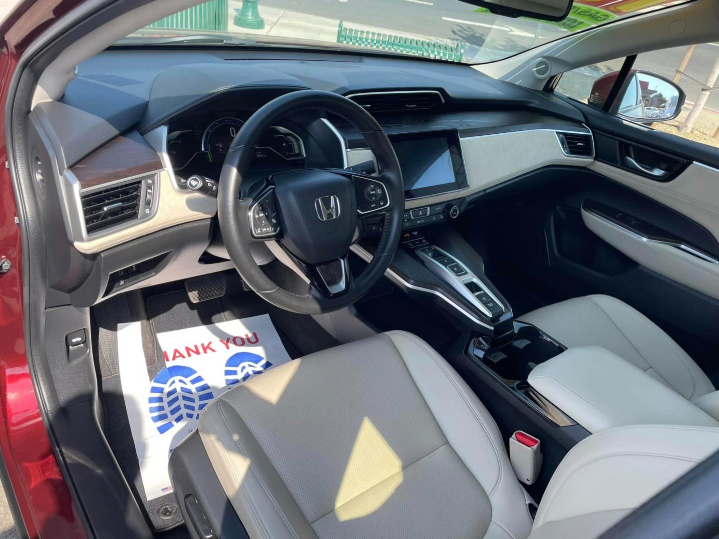 2019 Burgundy Honda Clarity Touring Plug-In Hybrid (JHMZC5F37KC) with an 1.5L L4 DOHC 16V HYBRID engine, CVT transmission, located at 744 E Miner Ave, Stockton, CA, 95202, (209) 944-5770, 37.956863, -121.282082 - PLUS TAXES AND FEES - Photo#6