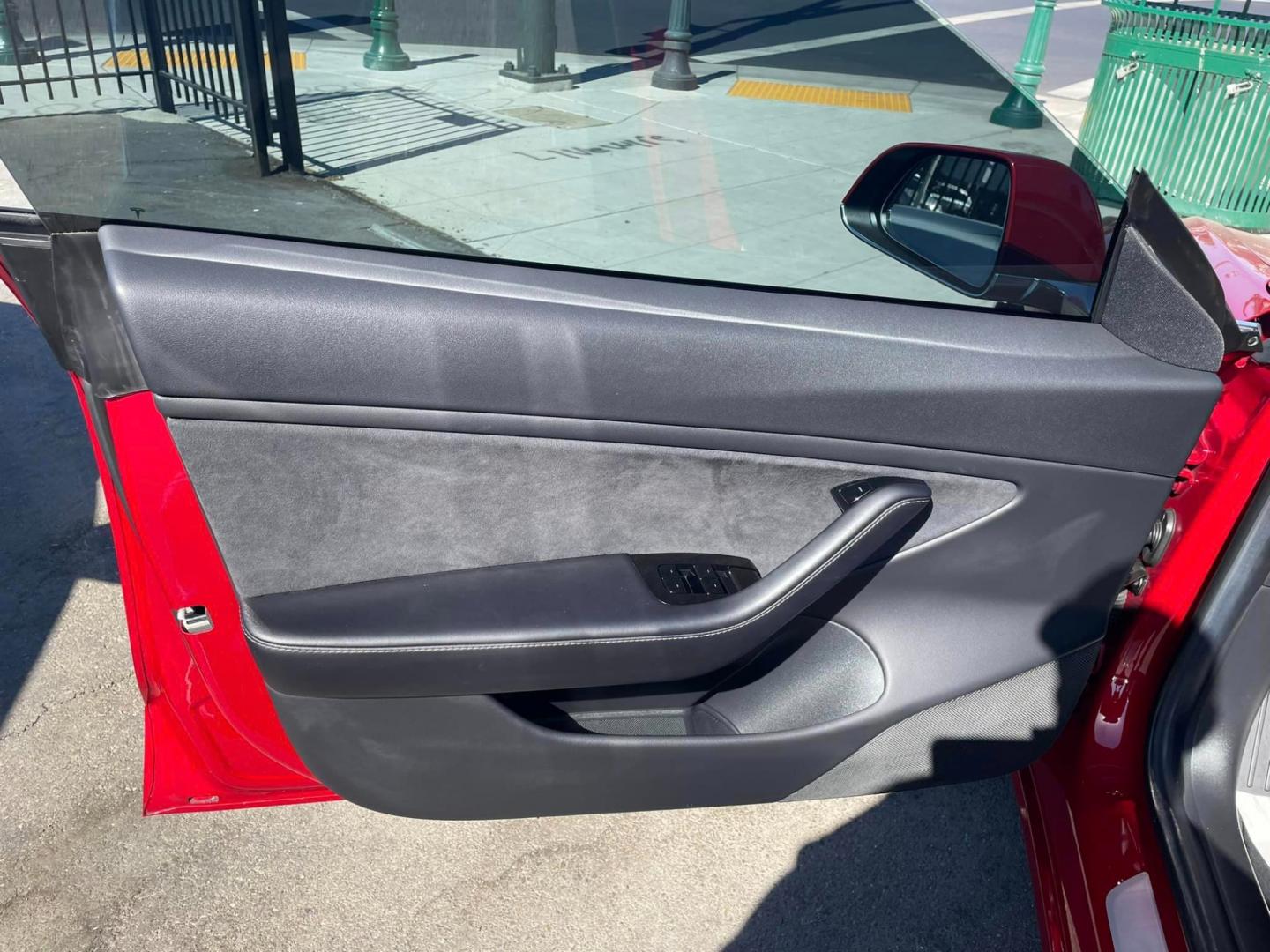 2018 RED /BLACK Tesla Model 3 Base (5YJ3E1EA9JF) with an ELECTRIC engine, 1A transmission, located at 744 E Miner Ave, Stockton, CA, 95202, (209) 944-5770, 37.956863, -121.282082 - Photo#5