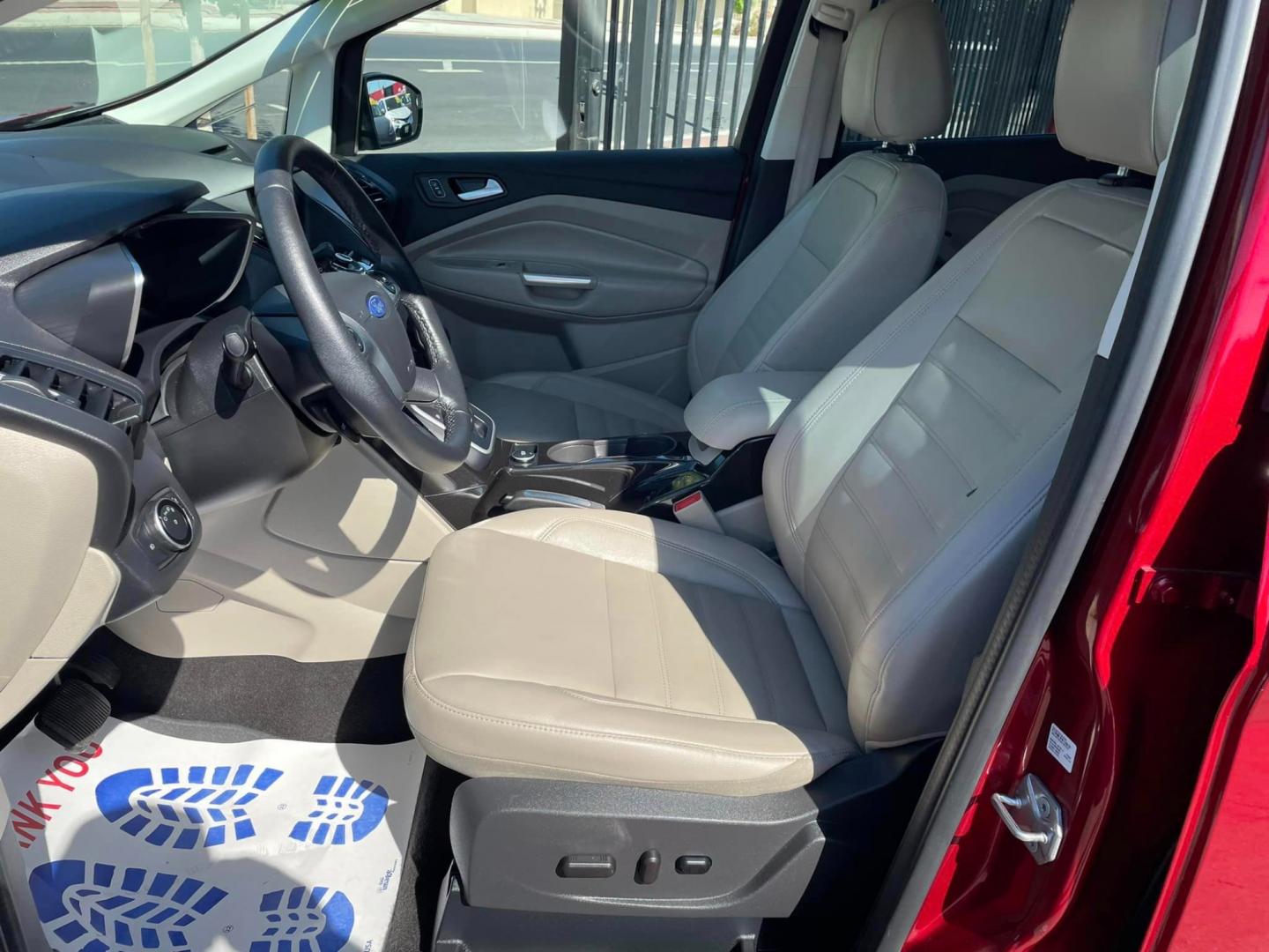 2017 RED Ford C-Max Energi Titanium (1FADP5FU1HL) with an 2.0L L4 DOHC 16V HYBRID engine, CVT transmission, located at 744 E Miner Ave, Stockton, CA, 95202, (209) 944-5770, 37.956863, -121.282082 - Photo#8