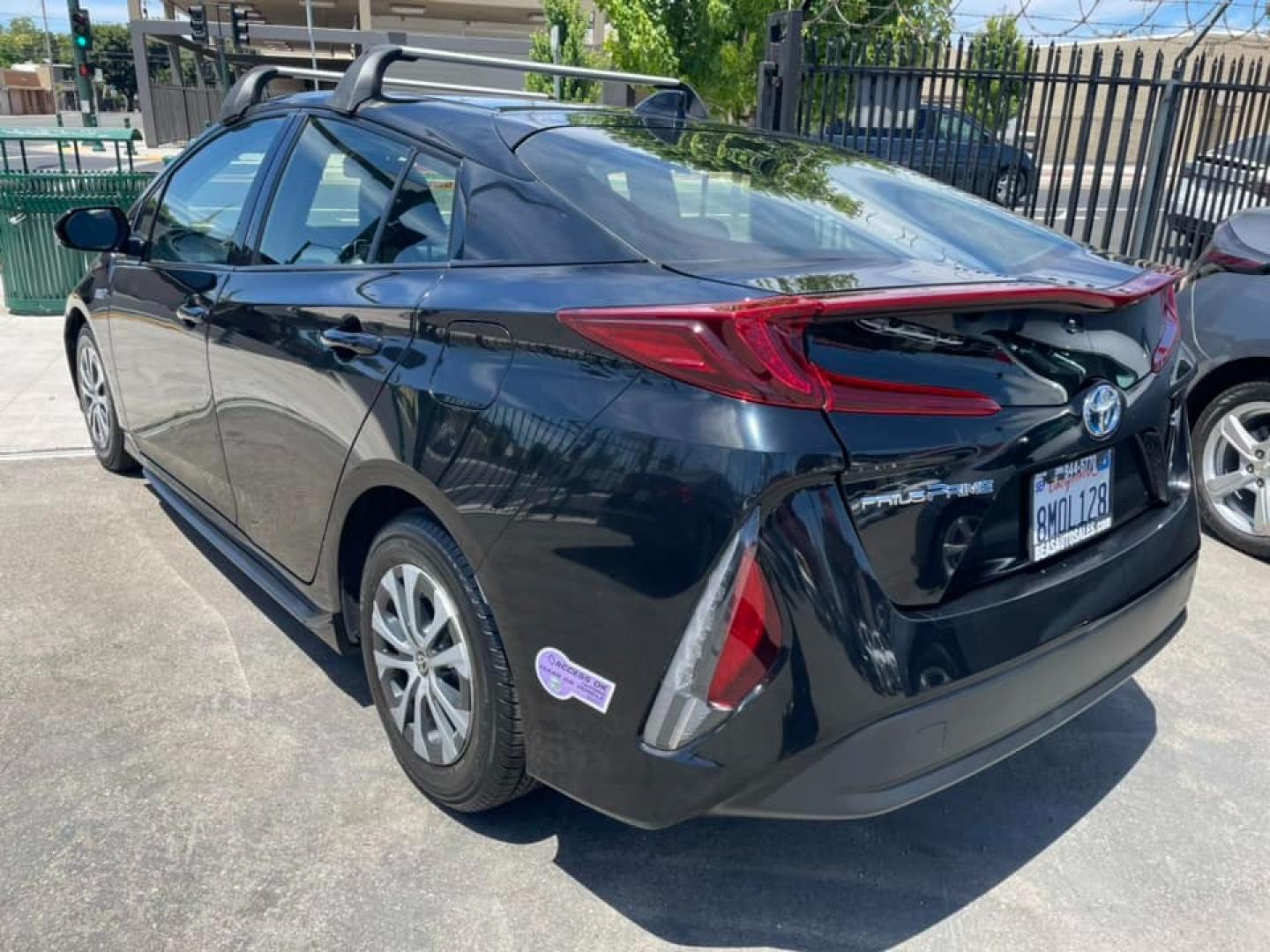 2020 BLACK /BLACK Toyota Prius Prime (JTDKARFP5L3) , located at 744 E Miner Ave, Stockton, CA, 95202, (209) 944-5770, 37.956863, -121.282082 - PLUS TAXES AND FEES - Photo#7