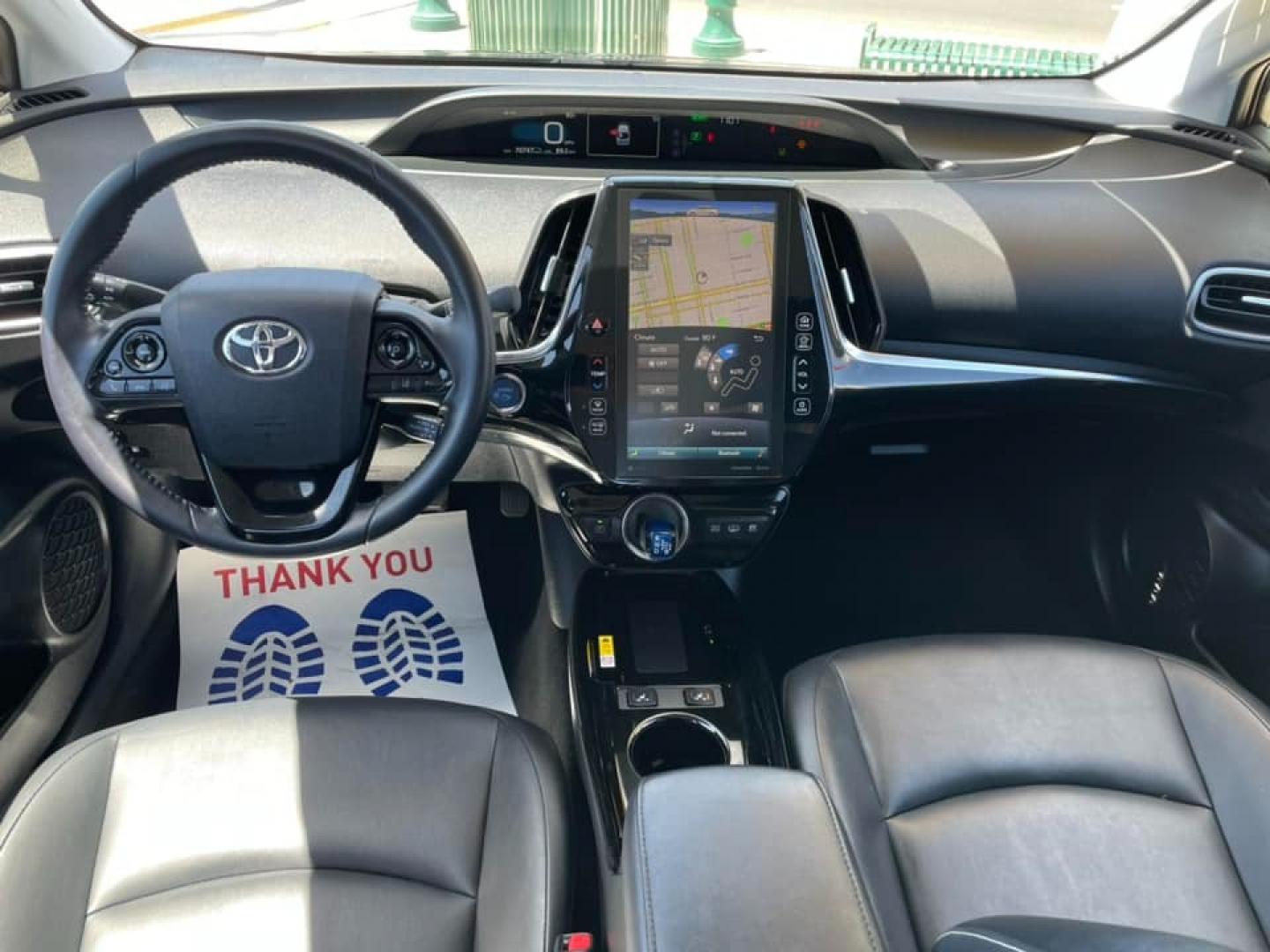 2020 BLACK /BLACK Toyota Prius Prime (JTDKARFP5L3) , located at 744 E Miner Ave, Stockton, CA, 95202, (209) 944-5770, 37.956863, -121.282082 - Photo#4