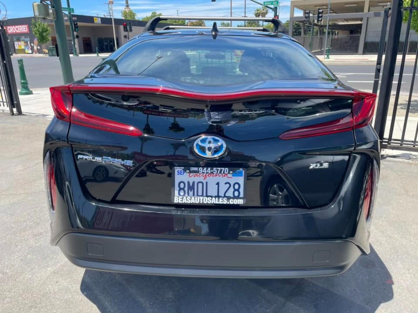 2020 BLACK /BLACK Toyota Prius Prime (JTDKARFP5L3) , located at 744 E Miner Ave, Stockton, CA, 95202, (209) 944-5770, 37.956863, -121.282082 - Photo#8