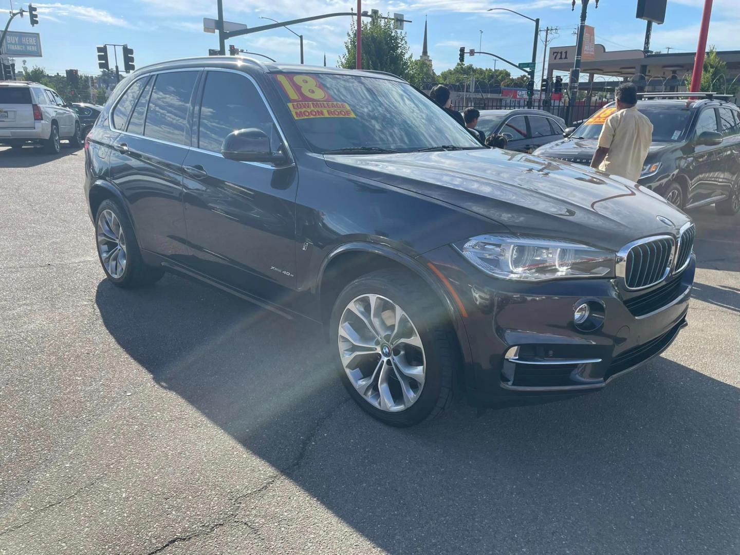 2018 DARK GRAY /White Gold BMW X5 eDrive (5UXKT0C5XJ0) with an 2.0L L4 DOHC 16V HYBRID engine, 8A transmission, located at 744 E Miner Ave, Stockton, CA, 95202, (209) 944-5770, 37.956863, -121.282082 - PLUS TAXES AND FEES - Photo#0