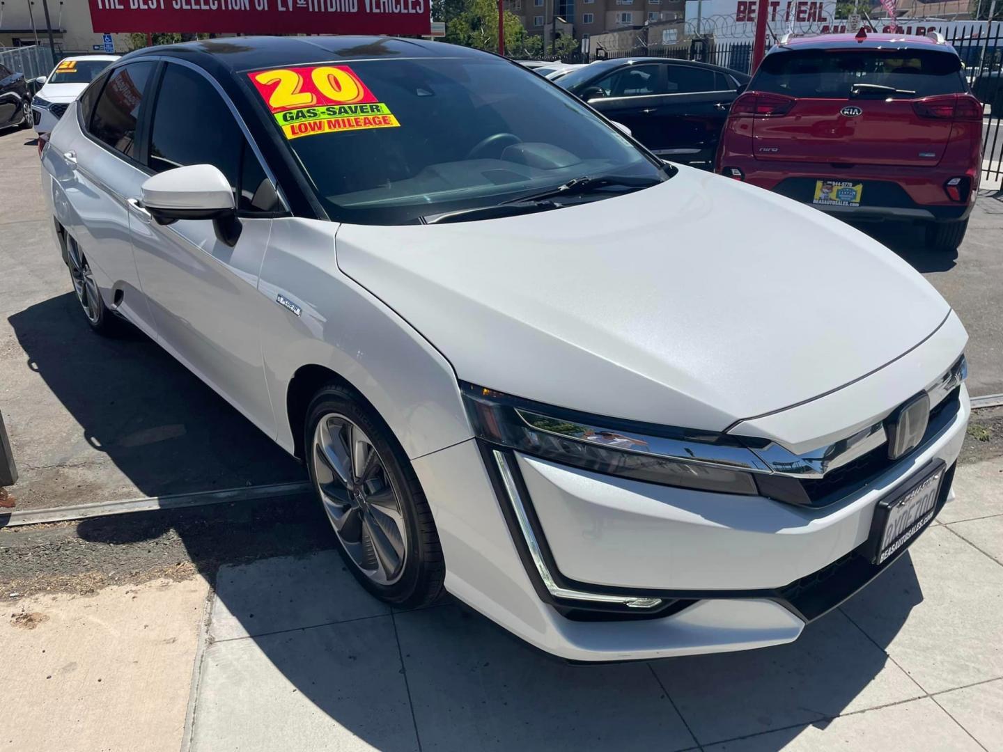 2020 WHITE /White Gold Honda Clarity (JHMZC5F1XLC) , located at 744 E Miner Ave, Stockton, CA, 95202, (209) 944-5770, 37.956863, -121.282082 - Photo#1