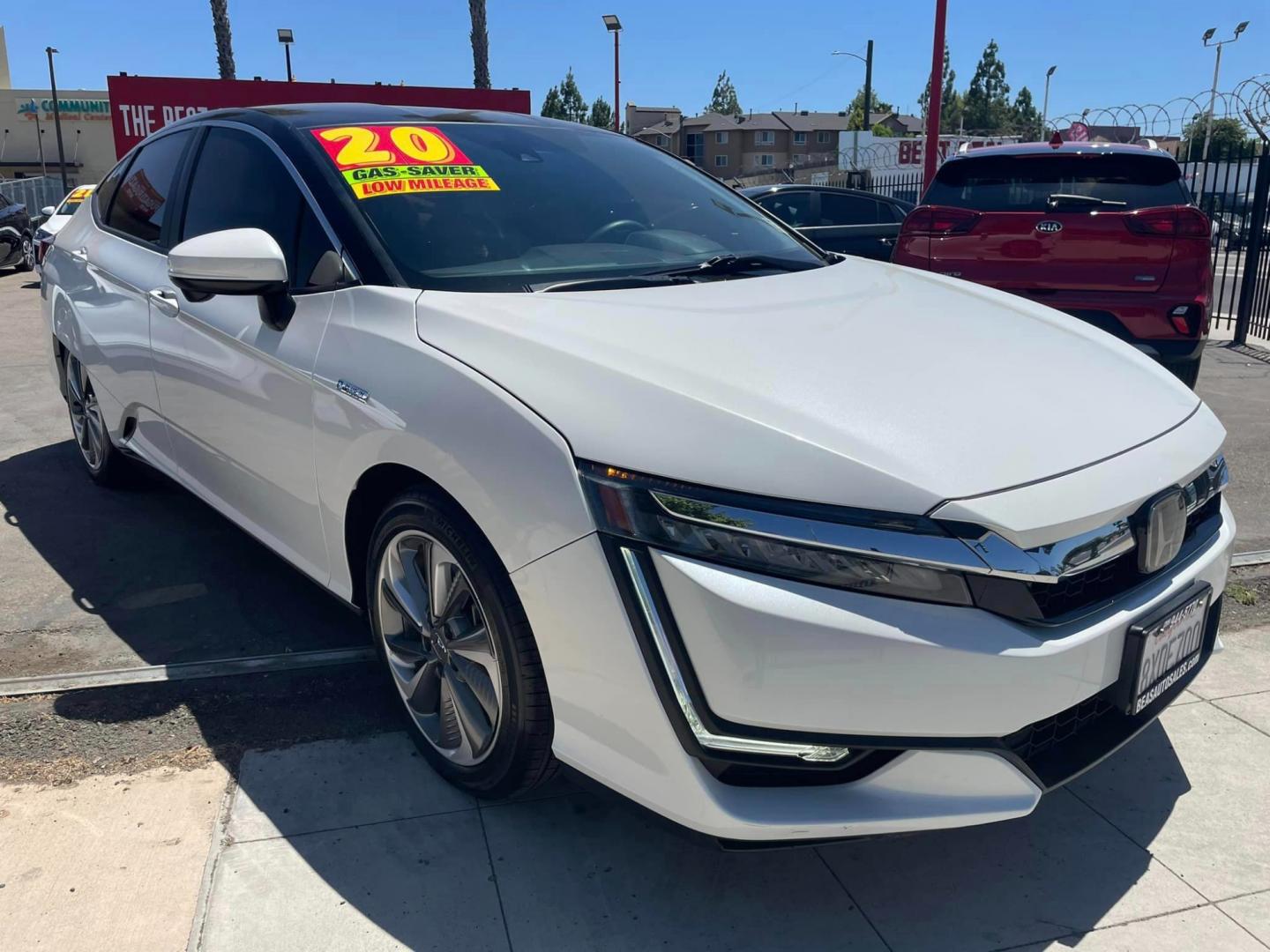 2020 WHITE /White Gold Honda Clarity (JHMZC5F1XLC) , located at 744 E Miner Ave, Stockton, CA, 95202, (209) 944-5770, 37.956863, -121.282082 - Photo#0