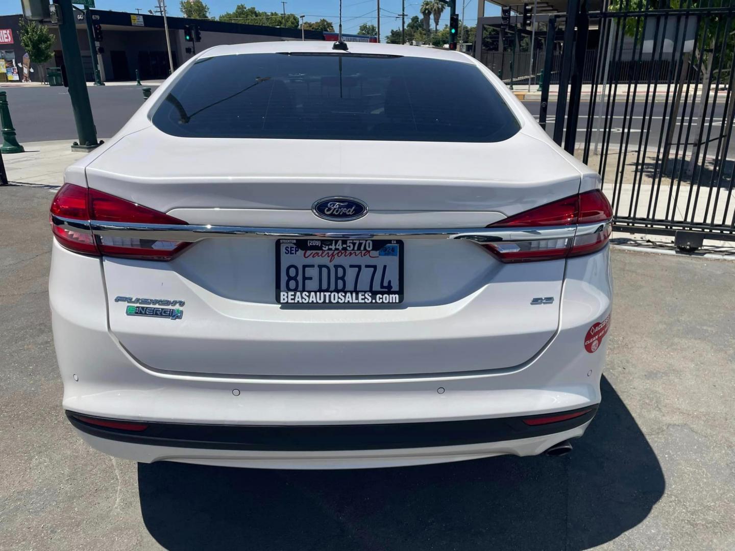 2018 WHITE /BLACK Ford Fusion Energi (3FA6P0PU4JR) , located at 744 E Miner Ave, Stockton, CA, 95202, (209) 944-5770, 37.956863, -121.282082 - PLUS TAXES AND FEES - Photo#12