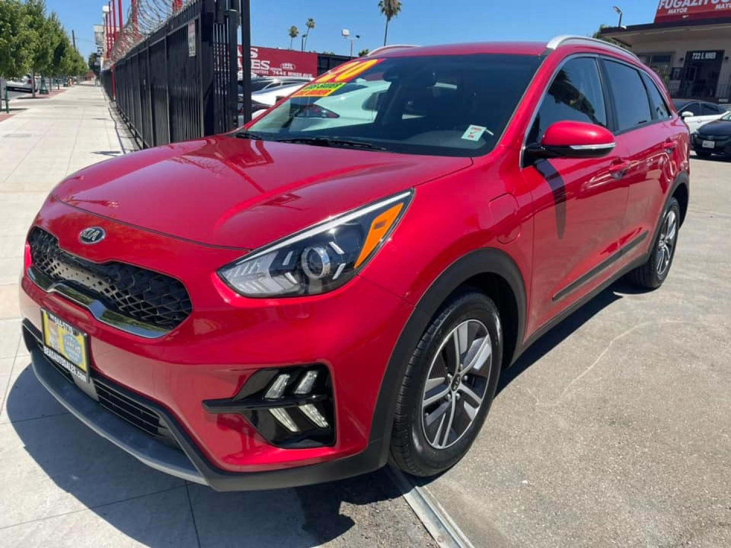 2020 RED /BLACK Kia Niro Plug In Hybrid (KNDCD3LD9L5) , located at 744 E Miner Ave, Stockton, CA, 95202, (209) 944-5770, 37.956863, -121.282082 - Photo#2