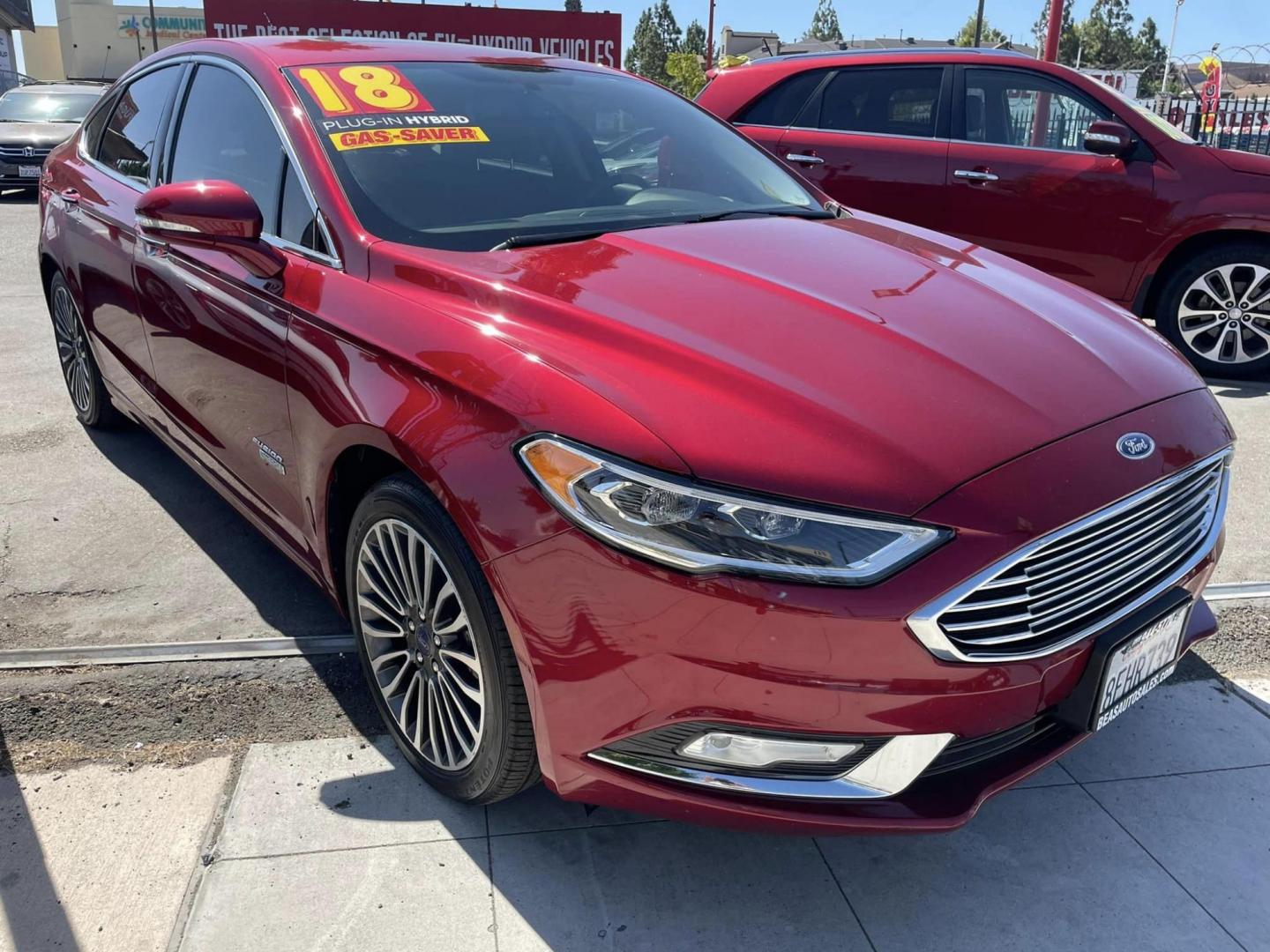 2018 Ford Fusion Energi Titanium (3FA6P0SU1JR) with an 2.0L L4 DOHC 16V HYBRID engine, CVT transmission, located at 744 E Miner Ave, Stockton, CA, 95202, (209) 944-5770, 37.956863, -121.282082 - PLUS TAXES AND FEES - Photo#0