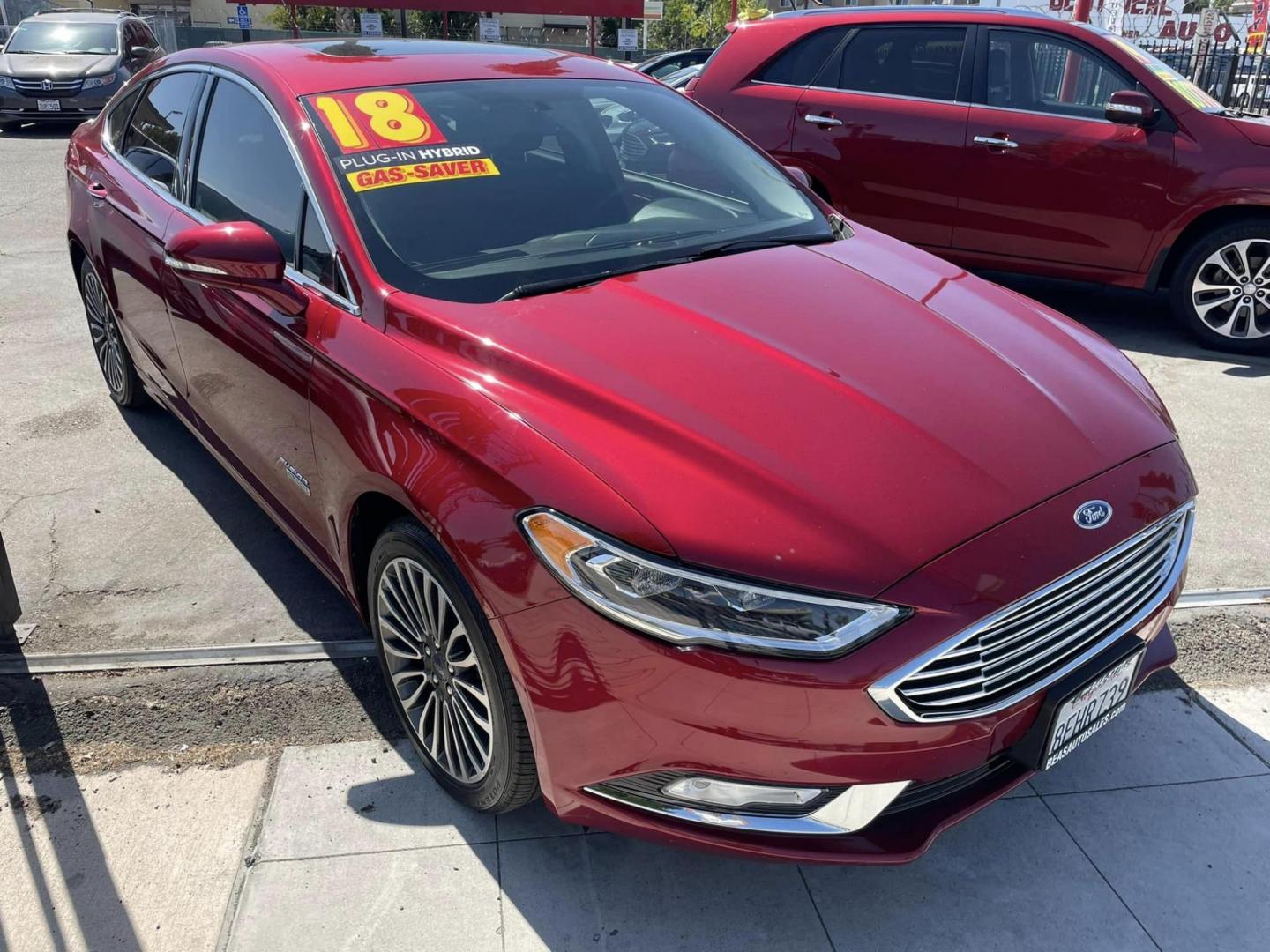 2018 Ford Fusion Energi Titanium (3FA6P0SU1JR) with an 2.0L L4 DOHC 16V HYBRID engine, CVT transmission, located at 744 E Miner Ave, Stockton, CA, 95202, (209) 944-5770, 37.956863, -121.282082 - PLUS TAXES AND FEES - Photo#1