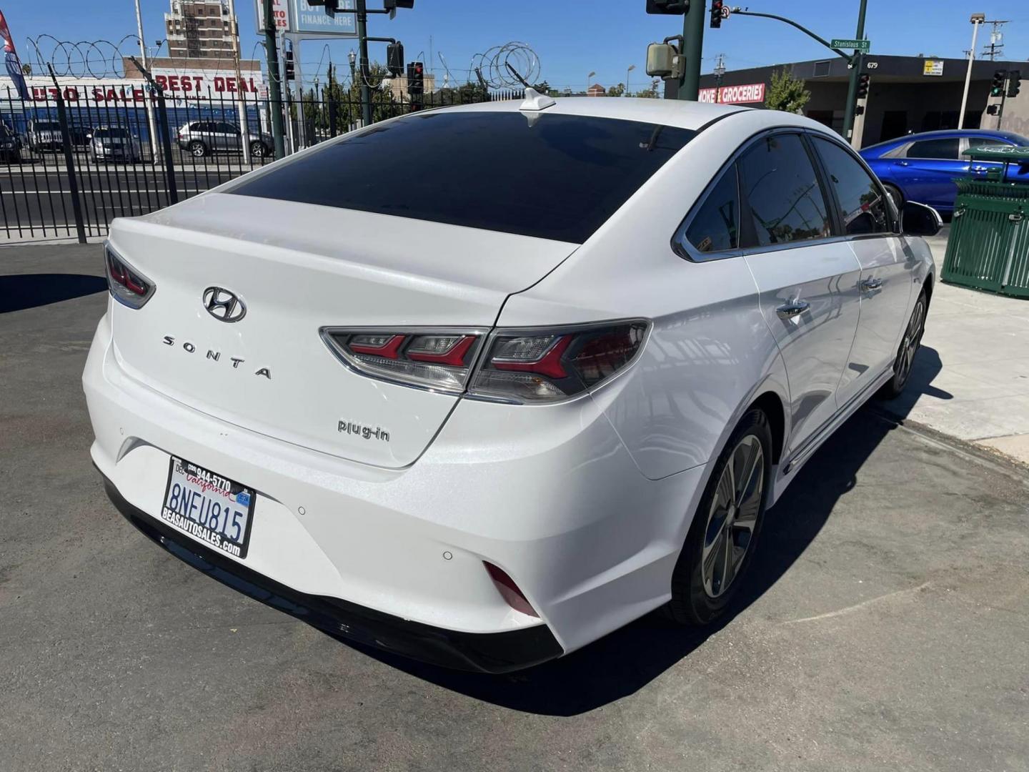 2019 Hyundai Sonata Plug-In Limited (KMHE54L25KA) with an 2.0L L4 DOHC 16V HYBRID engine, 6A transmission, located at 744 E Miner Ave, Stockton, CA, 95202, (209) 944-5770, 37.956863, -121.282082 - PLUS TAXES AND FEES - Photo#12