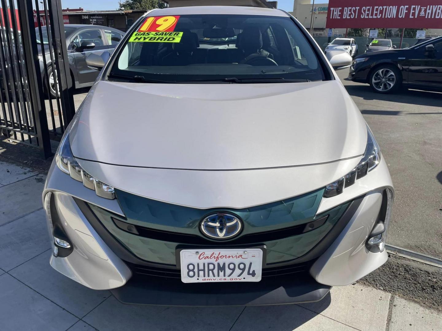 2019 Toyota Prius Prime Premium (JTDKARFP6K3) with an 1.8L L4 DOHC 16V HYBRID engine, CVT transmission, located at 744 E Miner Ave, Stockton, CA, 95202, (209) 944-5770, 37.956863, -121.282082 - Photo#2