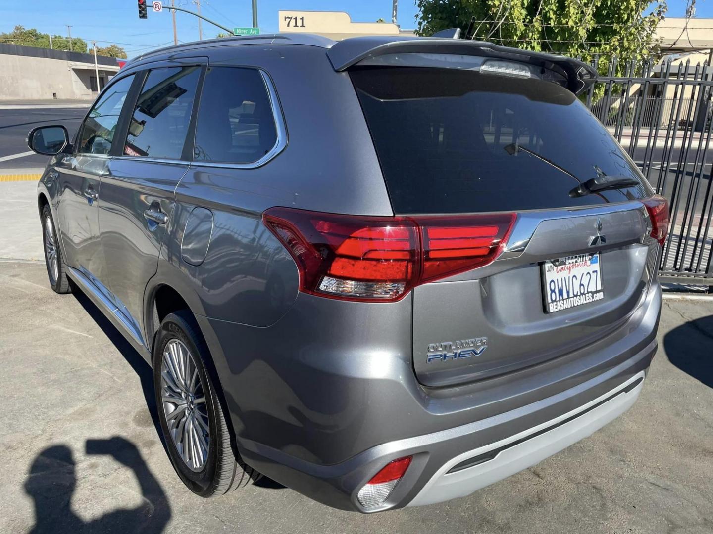 2021 DARK GRAY Mitsubishi Outlander PHEV SEL (JA4J2VA73MZ) with an 2.0L L4 DOHC 16V HYBRID engine, 1A transmission, located at 744 E Miner Ave, Stockton, CA, 95202, (209) 944-5770, 37.956863, -121.282082 - PLUS TAXES AND FEES - Photo#9