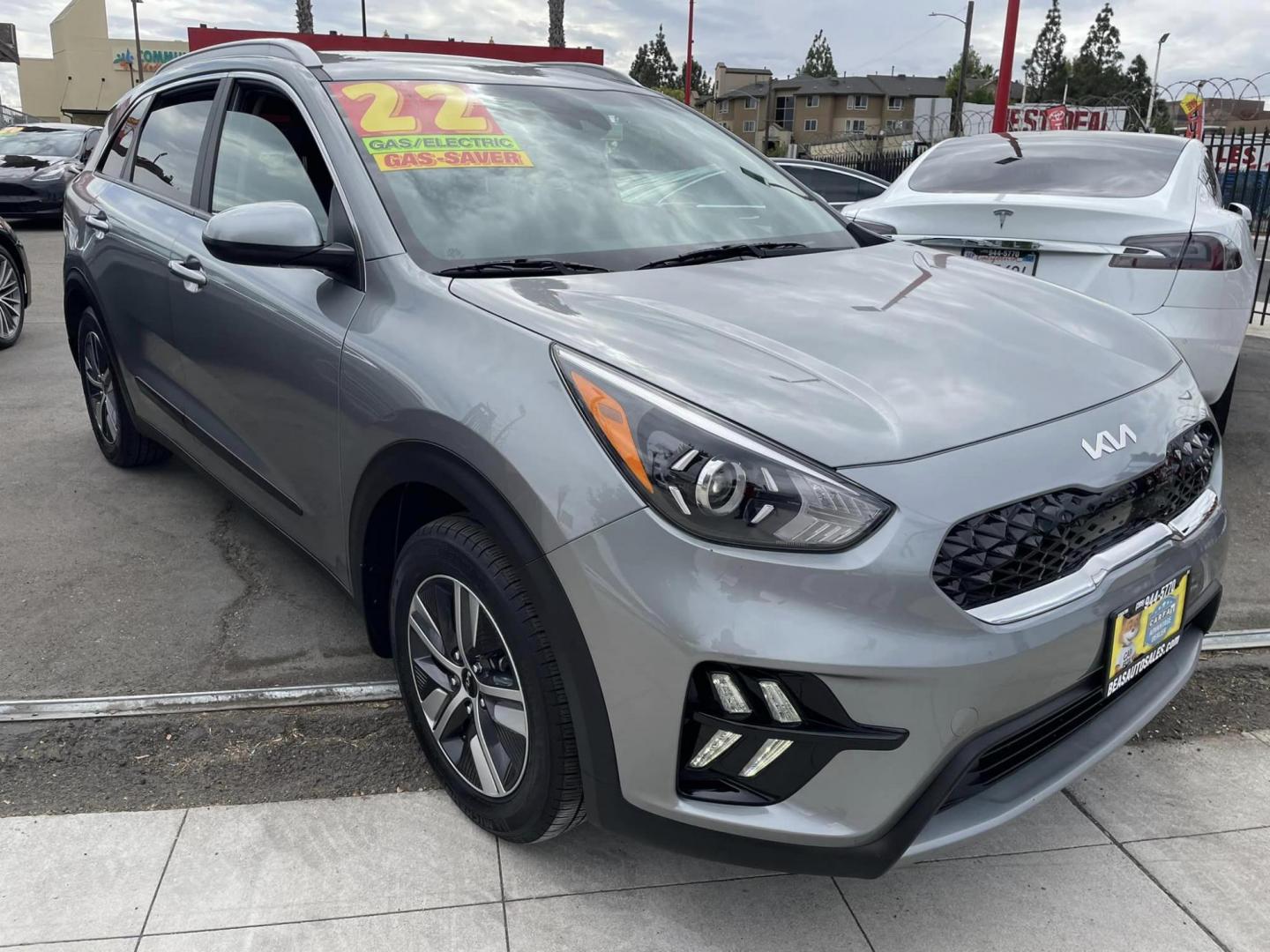 2022 DARK GRAY Kia Niro Plug In Hybrid LXS (KNDCM3LD1N5) , 6A transmission, located at 744 E Miner Ave, Stockton, CA, 95202, (209) 944-5770, 37.956863, -121.282082 - PLUS TAXES AND FEE - Photo#0