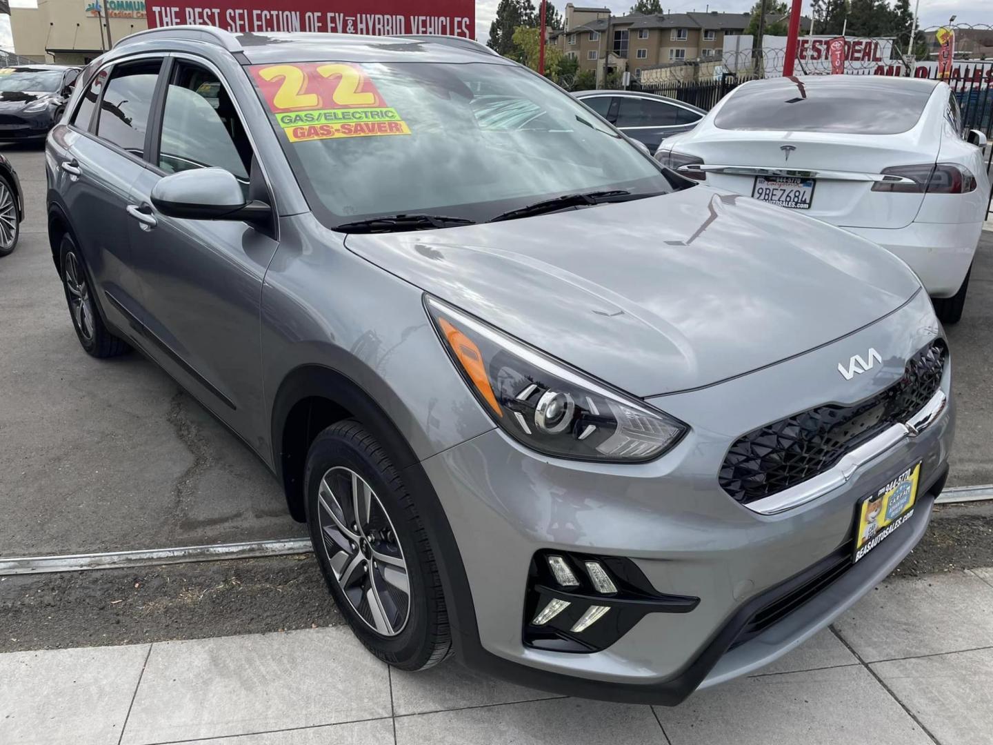 2022 DARK GRAY Kia Niro Plug In Hybrid LXS (KNDCM3LD1N5) , 6A transmission, located at 744 E Miner Ave, Stockton, CA, 95202, (209) 944-5770, 37.956863, -121.282082 - Photo#1