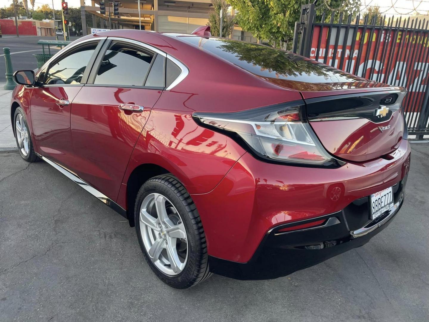 2018 RED Chevrolet Volt LT (1G1RC6S56JU) with an 1.5L L4 DOHC 16V engine, CVT transmission, located at 744 E Miner Ave, Stockton, CA, 95202, (209) 944-5770, 37.956863, -121.282082 - PLUS TAXES AND FEES - Photo#9