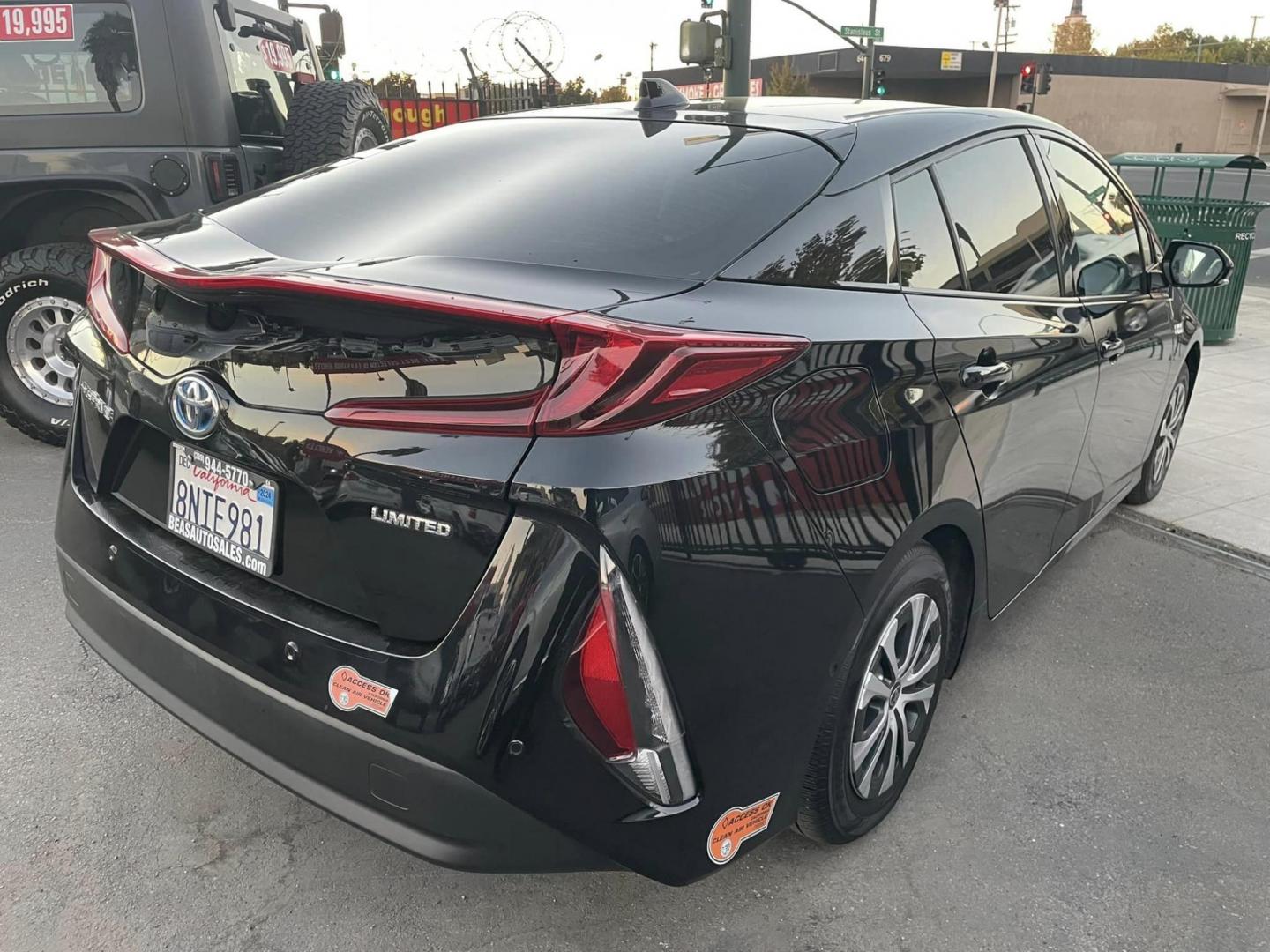 2020 RED /BLACK Toyota Prius Prime XLE (JTDKARFP9L3) with an 1.8L L4 DOHC 16V HYBRID engine, CVT transmission, located at 744 E Miner Ave, Stockton, CA, 95202, (209) 944-5770, 37.956863, -121.282082 - PLUS TAXES AND FEES - Photo#15