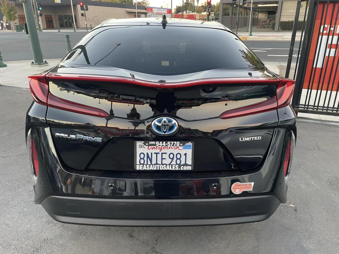 2020 RED /BLACK Toyota Prius Prime XLE (JTDKARFP9L3) with an 1.8L L4 DOHC 16V HYBRID engine, CVT transmission, located at 744 E Miner Ave, Stockton, CA, 95202, (209) 944-5770, 37.956863, -121.282082 - PLUS TAXES AND FEES - Photo#14