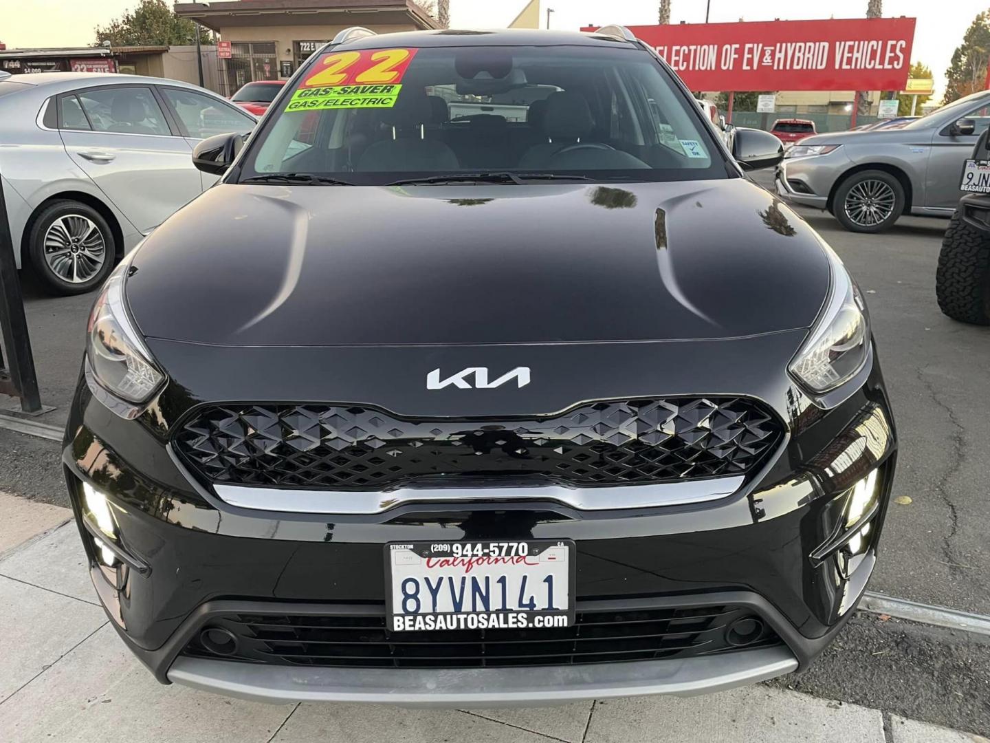 2022 BLACK /BLACK Kia Niro Plug In Hybrid LXS (KNDCM3LD6N5) , 6A transmission, located at 744 E Miner Ave, Stockton, CA, 95202, (209) 944-5770, 37.956863, -121.282082 - Photo#2