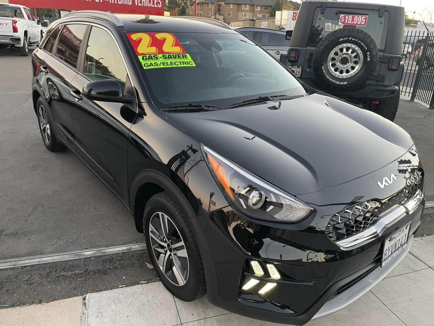 2022 BLACK /BLACK Kia Niro Plug In Hybrid LXS (KNDCM3LD6N5) , 6A transmission, located at 744 E Miner Ave, Stockton, CA, 95202, (209) 944-5770, 37.956863, -121.282082 - Photo#0