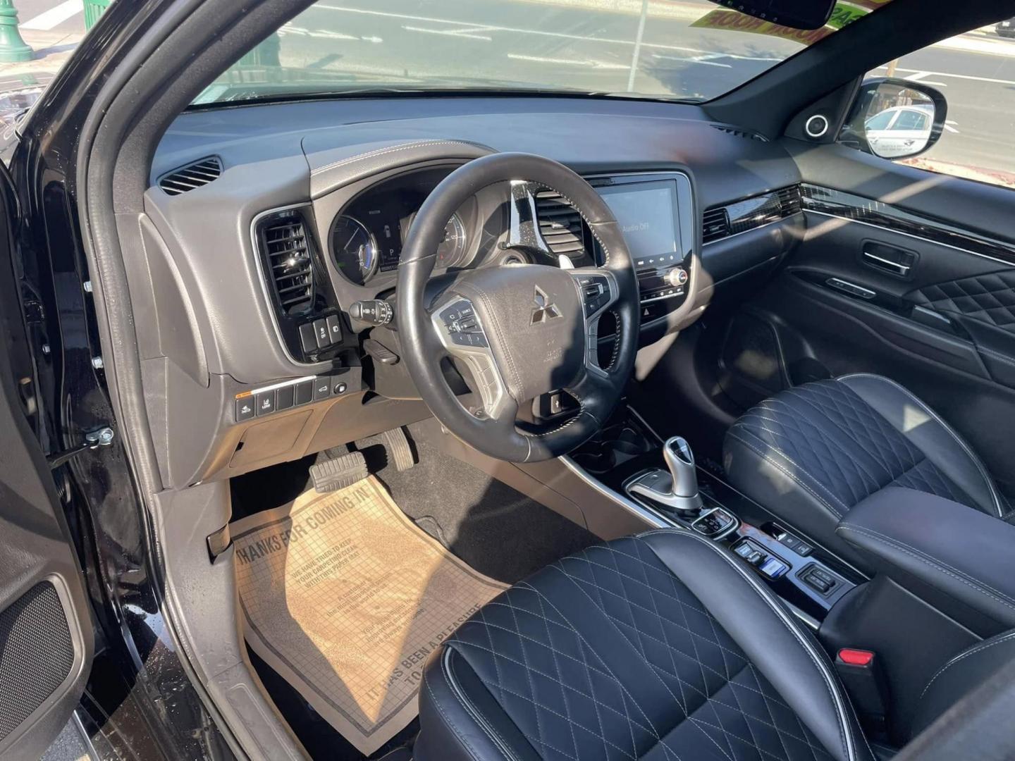 2021 BLACK Mitsubishi Outlander PHEV SEL (JA4J2VA72MZ) with an 2.0L L4 DOHC 16V HYBRID engine, 1A transmission, located at 744 E Miner Ave, Stockton, CA, 95202, (209) 944-5770, 37.956863, -121.282082 - PLUS TAXES AND FEES - Photo#5