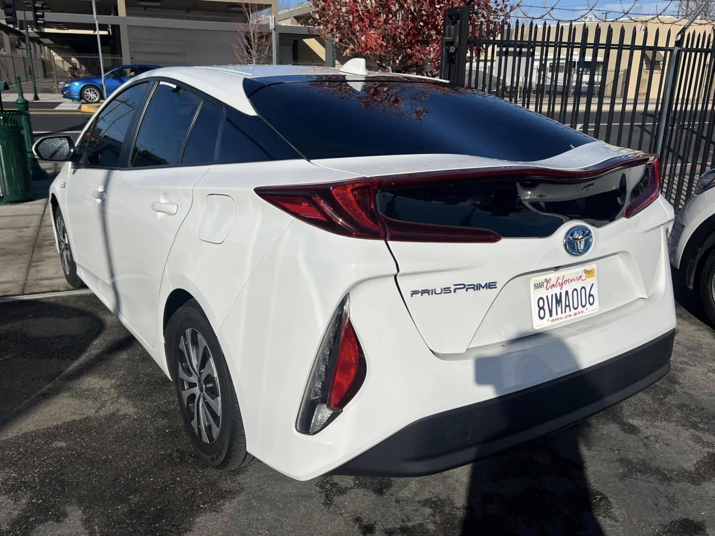 2021 WHITE Toyota Prius Prime LE (JTDKAMFP6M3) with an 1.8L L4 DOHC 16V HYBRID engine, CVT transmission, located at 744 E Miner Ave, Stockton, CA, 95202, (209) 944-5770, 37.956863, -121.282082 - PLUS TAXES AND FEES - Photo#6