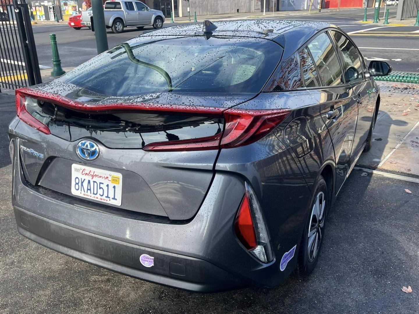 2019 DARK GRAY Toyota Prius Prime Premium (JTDKARFP8K3) with an 1.8L L4 DOHC 16V HYBRID engine, CVT transmission, located at 744 E Miner Ave, Stockton, CA, 95202, (209) 944-5770, 37.956863, -121.282082 - PLUS TAXES AND FEES - Photo#15