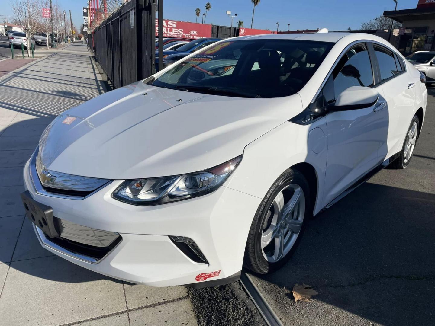 2018 WHITE Chevrolet Volt LT (1G1RC6S51JU) with an 1.5L L4 DOHC 16V engine, CVT transmission, located at 744 E Miner Ave, Stockton, CA, 95202, (209) 944-5770, 37.956863, -121.282082 - PLUS TAXES AND FEES - Photo#3