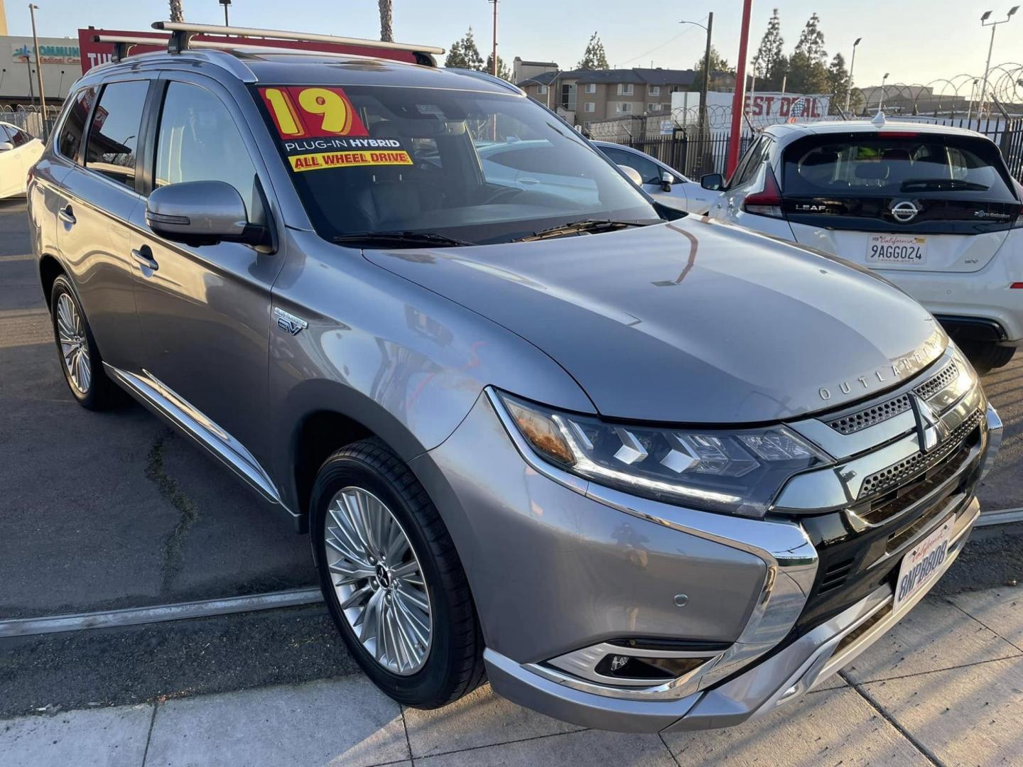 2019 DARK GRAY Mitsubishi Outlander PHEV GT (JA4J24A53KZ) with an 2.0L L4 DOHC 16V HYBRID engine, 1A transmission, located at 744 E Miner Ave, Stockton, CA, 95202, (209) 944-5770, 37.956863, -121.282082 - Photo#0